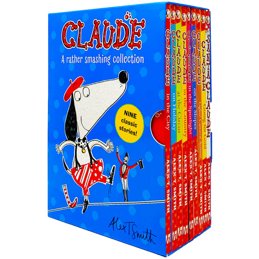 Claude  A Rather Smashing Collection 9 Books Box Set by Alex T. Smith (In The CitY) - The Book Bundle