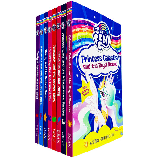 My Little Pony 8 Books Collection Set (Princess Celestia and the Royal Rescue, Princess ) - The Book Bundle