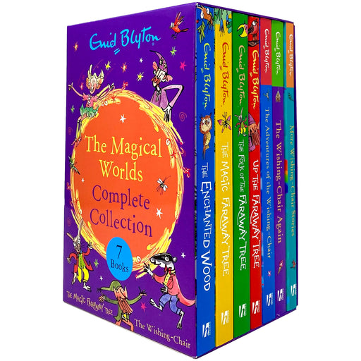 Enid Blyton THe Magical Worlds Complete Collection 7 Books Box Set (Magic Faraway Tree, Enchanted Wood) - The Book Bundle