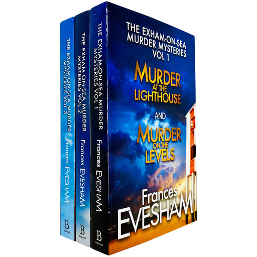 The Exham-on-Sea Murder Mysteries Series Volume 1-3 Collection Set by Frances Evesham (Lighthouse, Levels, Tor, Cathedral, Bridge & Castle) - The Book Bundle