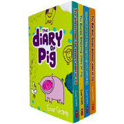 Pig Diary Series 4 Books Collection Set by Emer Stamp(Unbelievable Top Secret,Super Amazing Adventures of Me,Seriously & Big,Fat,Totally) - The Book Bundle