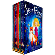 Star Friends Series 8 books collection set by Linda Chapman, featuring colorful covers of Mirror Magic, Wish Trap, Secret Spell.