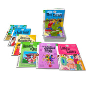 Collection of 16 Biff, Chip and Kipper Stage 4 Read with Oxford books by Roderick Hunt, featuring colorful children's storybook covers.