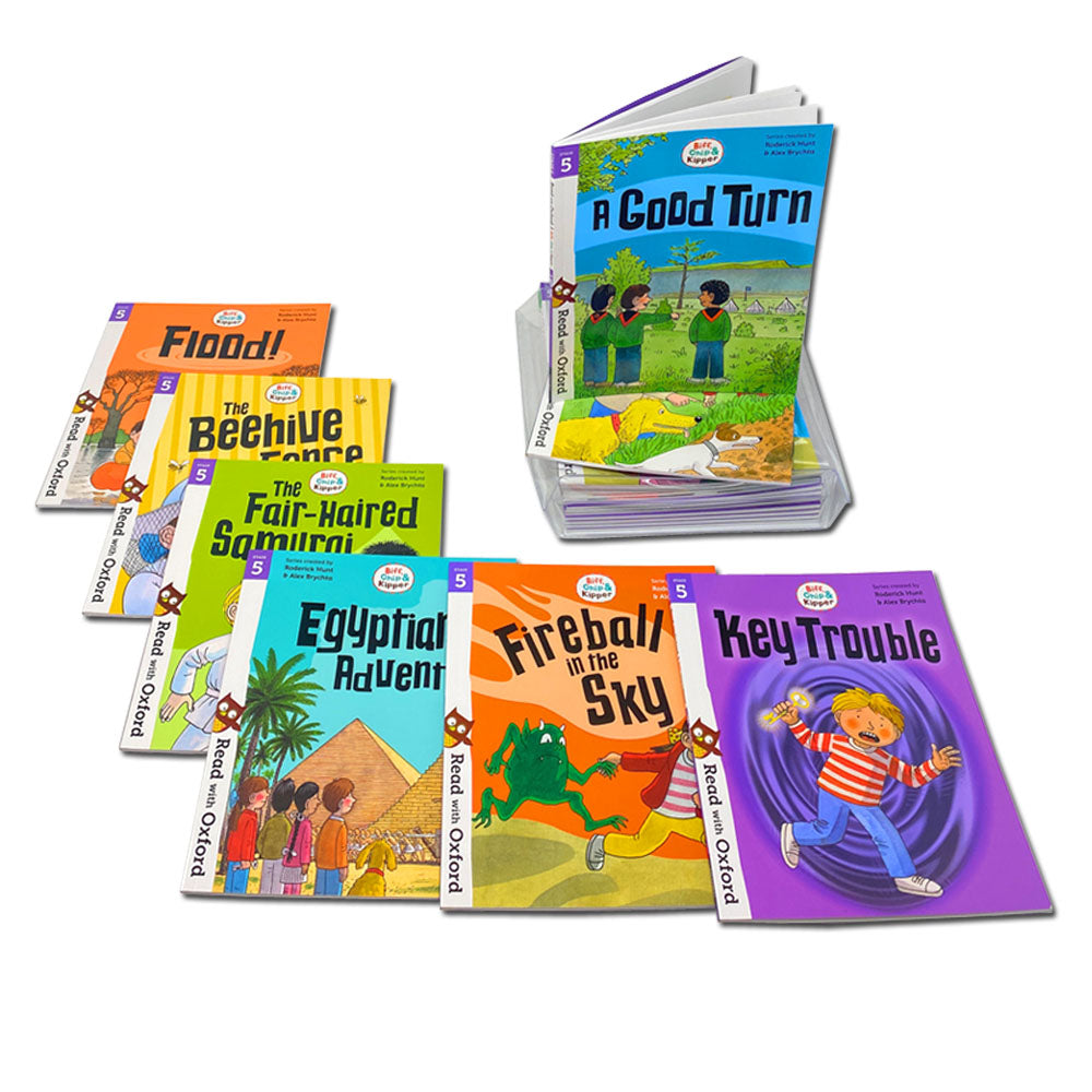 Biff, Chip and Kipper Stage 5 Read with Oxford: 6+: 16 Books