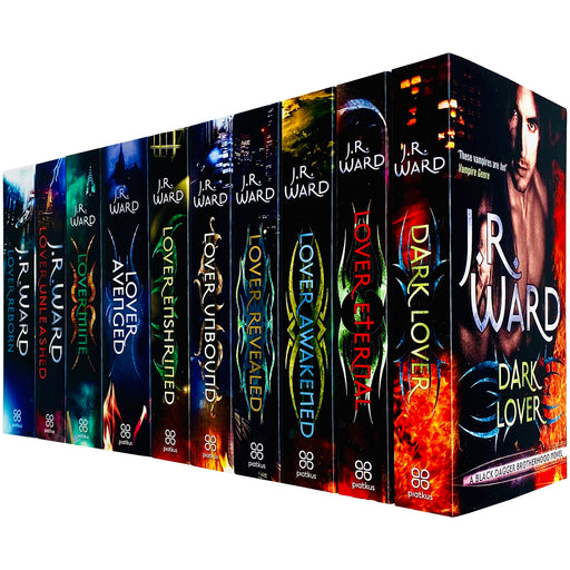 Black Dagger Brotherhood World Series Books 1 - 10 Collection Set by J.R. Ward (Dark Lover, Eternal, Awakened, Revealed) - The Book Bundle