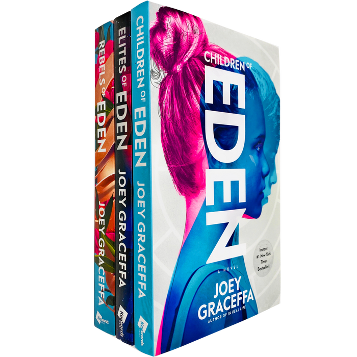 Children of Eden Series Trilogy by Joey Graceffa 3 Books Collection Set (Eden, Elites & Rebels) - The Book Bundle