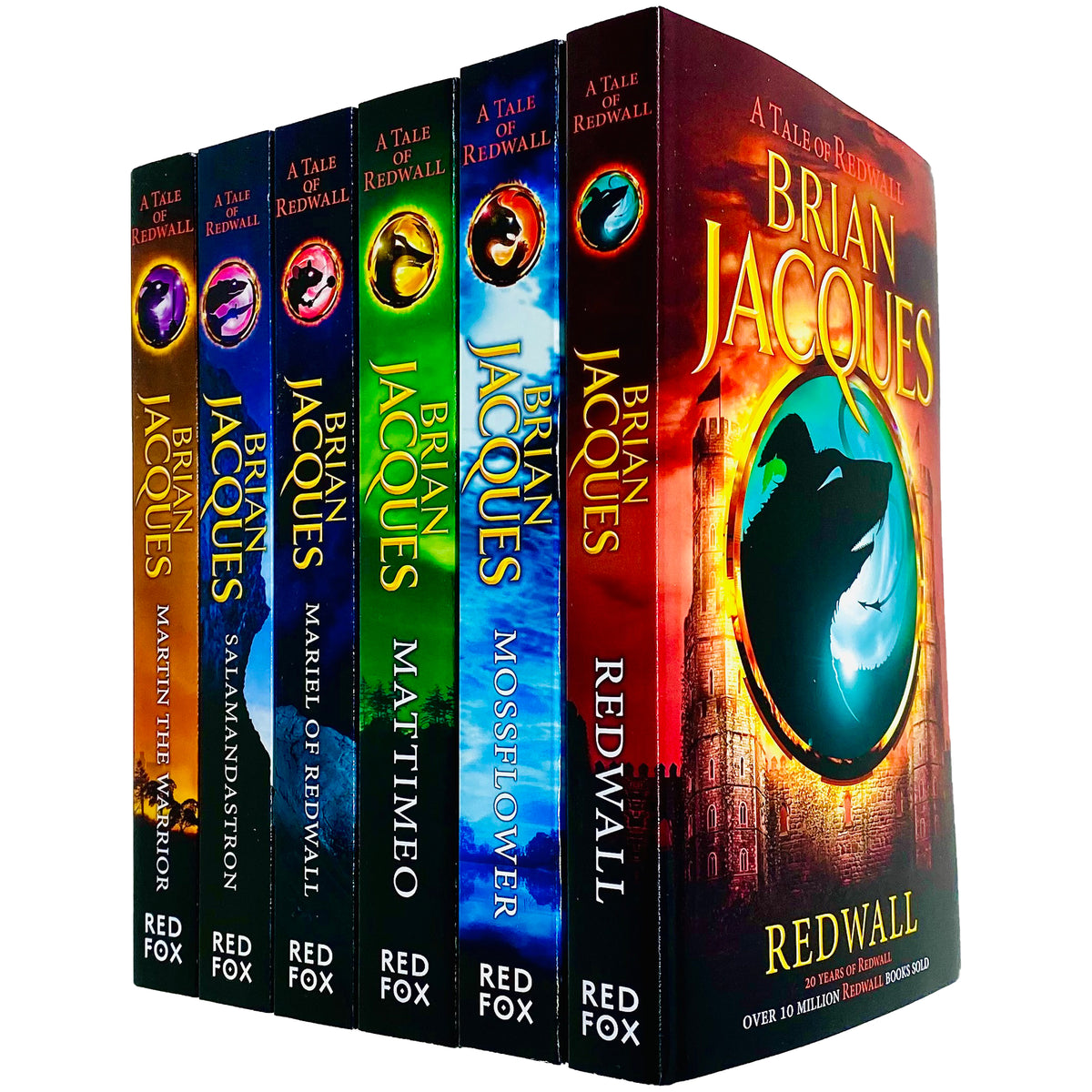 Redwall Series Books 1 - 6 Collection Set by Brian Jacques (Redwall ...