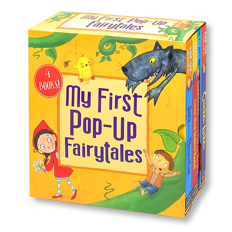 My First Pop-Up Fairytales 4 Books Collection Set (Chicken Licken, Jack and the Beanstalk) - The Book Bundle
