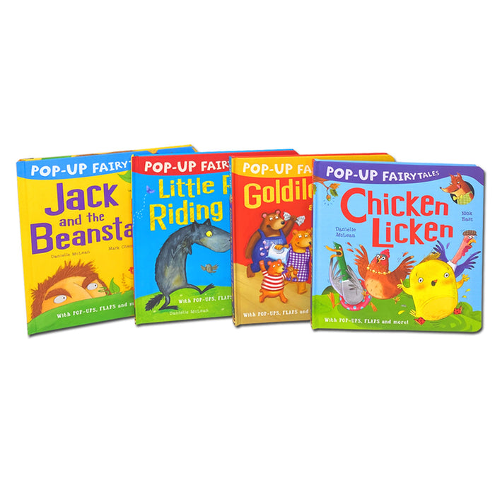 My First Pop-Up Fairytales 4 Books Collection Set (Chicken Licken, Jack and the Beanstalk) - The Book Bundle