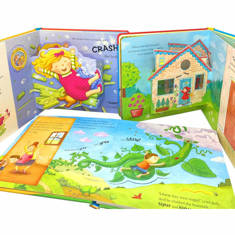 My First Pop-Up Fairytales 4 Books Collection Set (Chicken Licken, Jack and the Beanstalk) - The Book Bundle