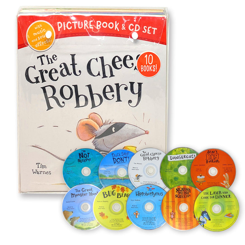 The Great Cheese Robbery and Other Stories Collection - 10 Books & CDs with Music & Sound Effects Set ( - The Book Bundle