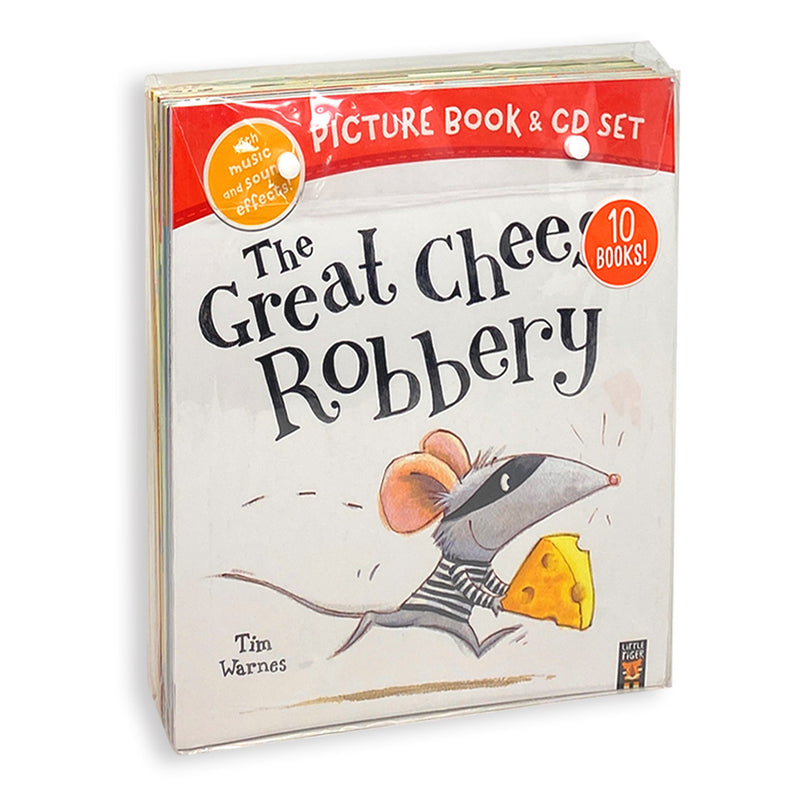 The Great Cheese Robbery and Other Stories Collection - 10 Books & CDs with Music & Sound Effects Set ( - The Book Bundle