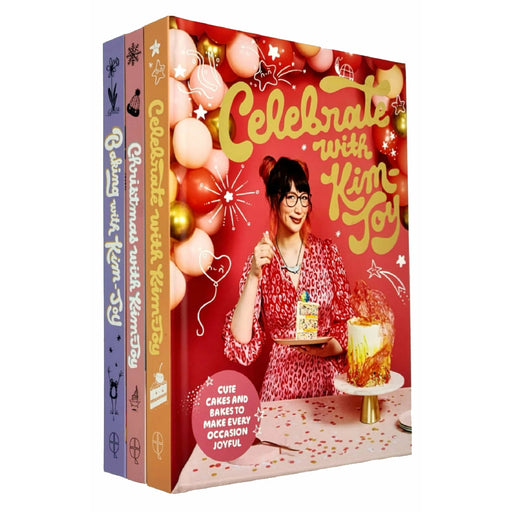 Kim-Joy 3 Books Collection Set (Christmas ,Baking , Celebrate ) - The Book Bundle