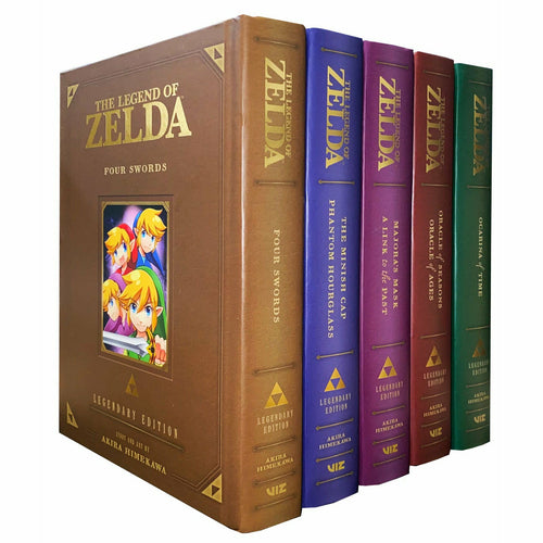 The Legend of Zelda Legendary Hardcover Edition Vol 1-5 Collection 5 Books Set - The Book Bundle