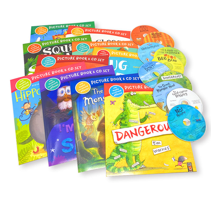 The Great Cheese Robbery and Other Stories Collection - 10 Books & CDs with Music & Sound Effects Set ( - The Book Bundle