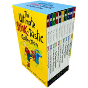 A box set of 10 children's books by Megan McDonald, published by Candlewick Press, arranged with colorful covers visible.