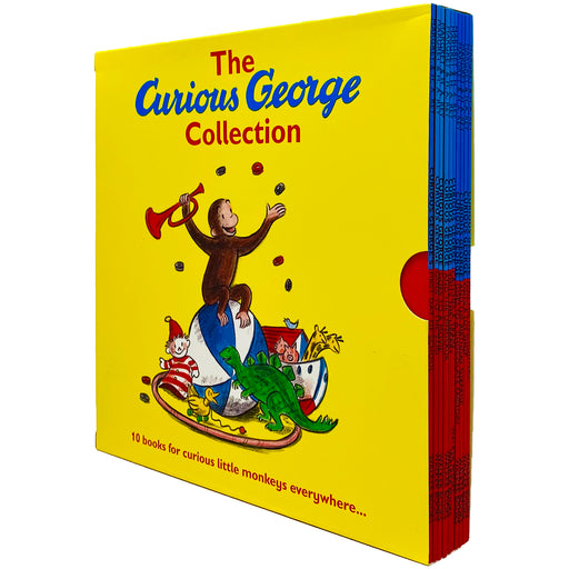 The Curious George Collection Series Books 1 - 10 Box Set By  Margaret & H.A. Rey (Fire-fighters, Birthday Surprise) - The Book Bundle