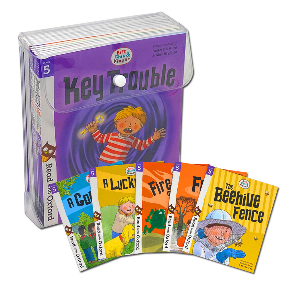 Biff, Chip and Kipper Stage 5 Read with Oxford: 6+: 16 Books