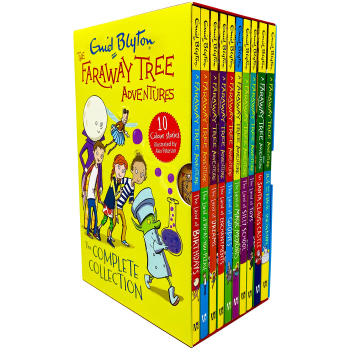 Enid Blyton Faraway Tree Adventures Colour Stories Complete 10 Books Box Set - The Book Bundle