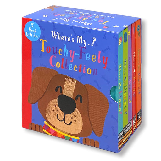 Where's My...? Touchy-Feely Collection 5 Books Collection Box Set (Peacock, Puppy, Unicorn, Dinosaur & Llama) - The Book Bundle