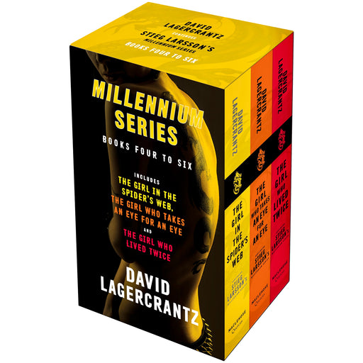 Millennium series 3 Books Collection Box Set by David Lagercrantz (Books 4 - 6) - The Book Bundle