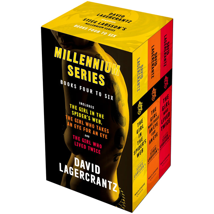 Millennium series 3 Books Collection Box Set by David Lagercrantz (Books 4 - 6) - The Book Bundle