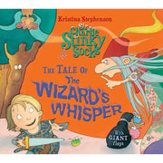 Sir Charlie Stinky Socks collection by Kristina Stephenson, featuring seven colorful storybook books with playful illustrations.