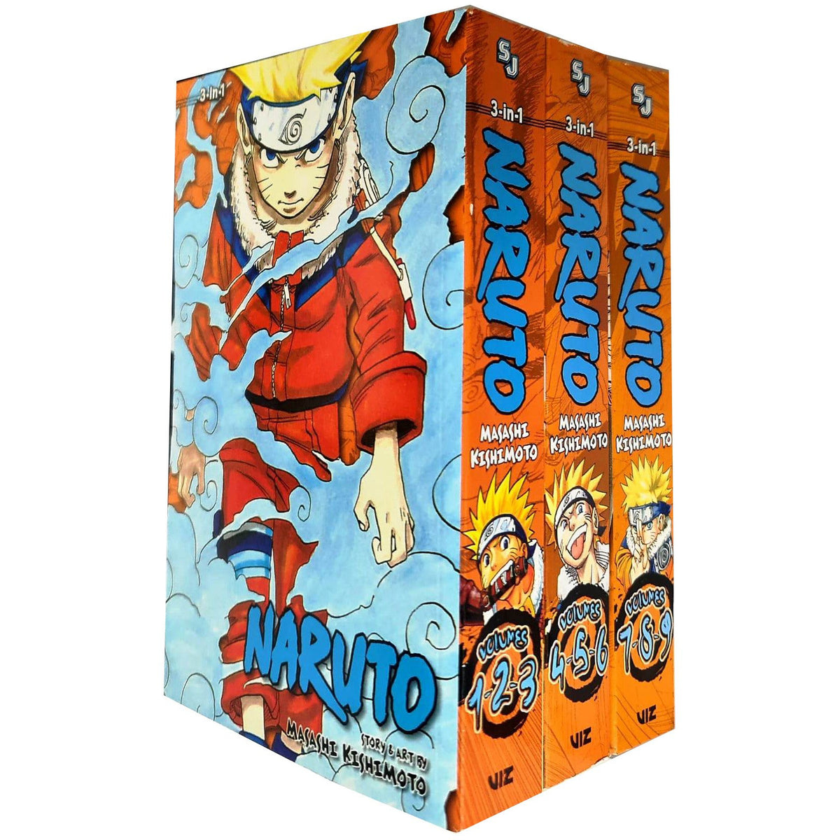 Naruto series 1 : 3in1 tp vol 1 to 3 books collection set pack