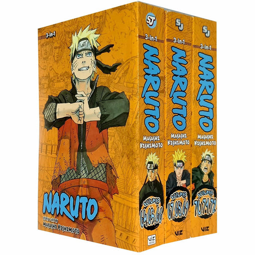 Naruto Ombnibus Series 3 Books Collection Set-3 In 1 Volumes Set Includes Vols.64-65-66-67-68-69-70-71-72 By Masashi Kishimoto - The Book Bundle