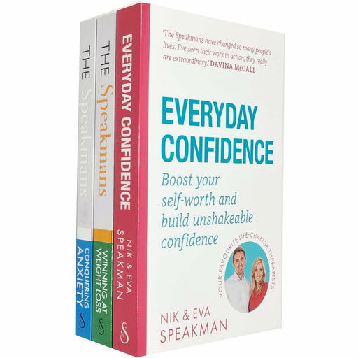 Nik and Eva Speakman Collection 3 Books Set (Conquering Anxiety, Everyday Confidence, Winning at Weight Loss) - The Book Bundle