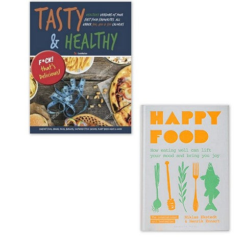Tasty & Healthy , Happy Food 2 book set by Iota & Niklas Ekstedt - The Book Bundle
