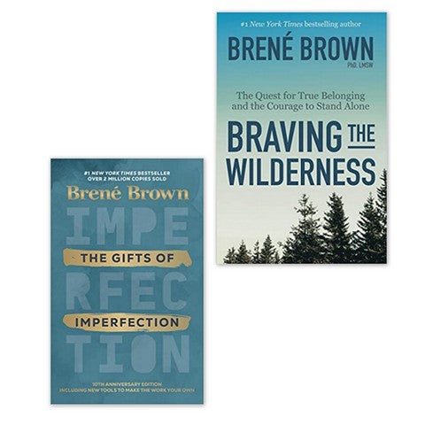 The Gifts of Imperfection & Braving the Wilderness 2 book set by Brené Brown - The Book Bundle