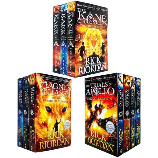 Rick Riordan Collection 10 Books Set(Kane Chronicles,Magnus Chase,Trails of Apollo) - The Book Bundle