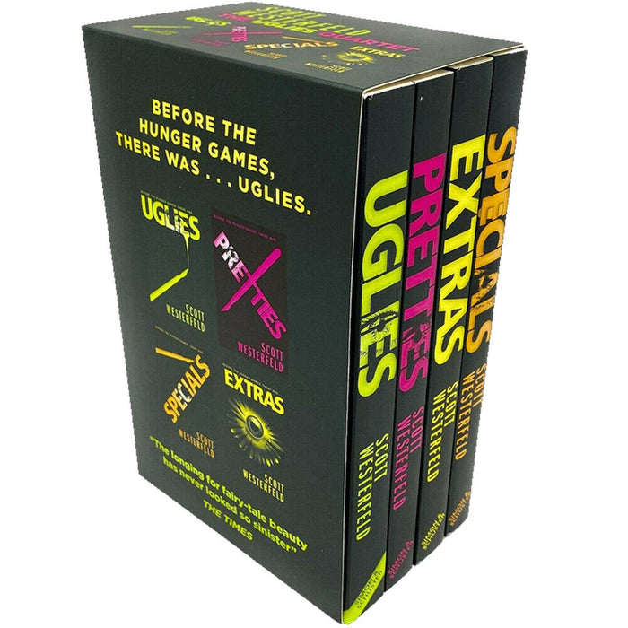 Scott Westerfeld Uglies Series Collection 4 Books Box Set Pack,Pretties,Specials - The Book Bundle