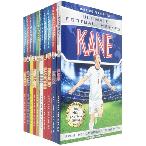 Ultimate Football Heroes Collection 10 Books Set By Matt & Tom Oldfield - The Book Bundle