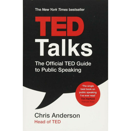 TED Talks By Chris Anderson official TED guide to public speaking Paperback - The Book Bundle
