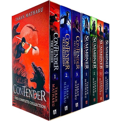 Taran Matharu 7 Books Summoner & Contender Series Collection Set - The Book Bundle