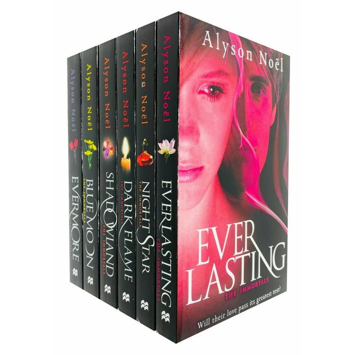 The Immortals 6 Books Collection Set by Alyson Noel Everlasting, Night Star NEW - The Book Bundle