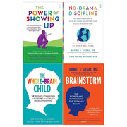 Daniel Siegel Collection 4 Books Set (The Power of Showing Up, The Whole-Brain Child, Brainstorm, No-Drama Discipline) - The Book Bundle