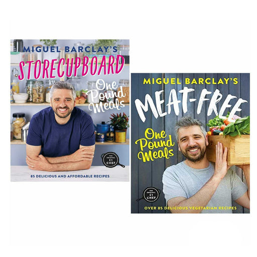 Miguel Barclay 2 Books Collection Set (Meat-Free One Pound Meals,Storecupboard) - The Book Bundle