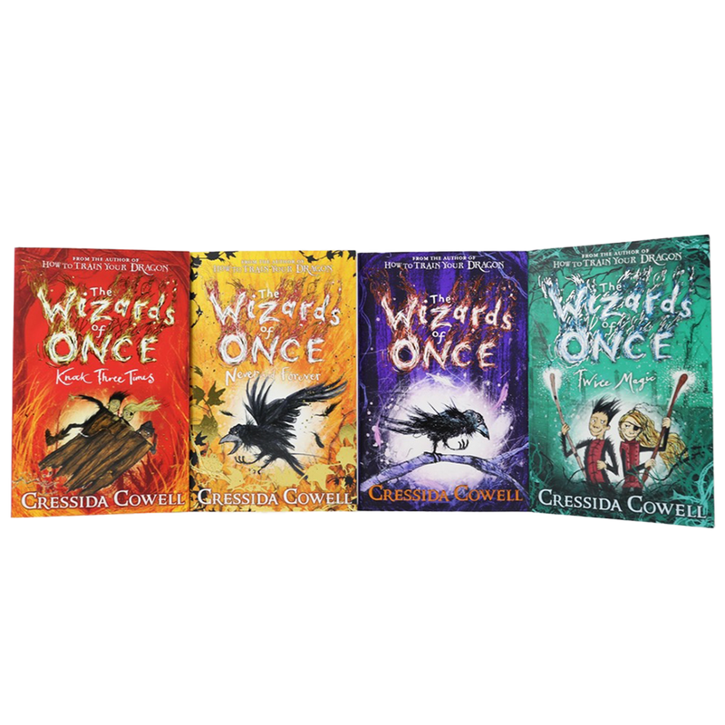 Wizards of Once Series 4 Books Collection Set By Cressida Cowell - The Book Bundle