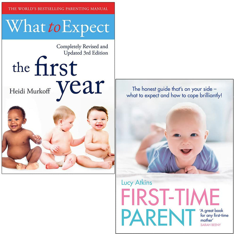 What To Expect The 1st Year and First-Time Parent 2 Books Bundle Collection - The Book Bundle