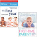 What To Expect The 1st Year and First-Time Parent 2 Books Bundle Collection - The Book Bundle
