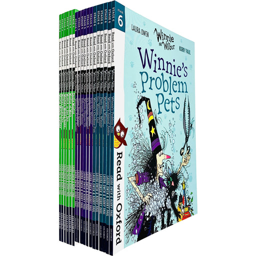 Read With Oxford: Winnie And Wilbur 18 Books Collection Set Level Stage 4, 5 & 6 (Age 4 - 6) - The Book Bundle