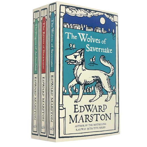 Railway Detective Series Collection By Edward Marston 3 Books Set (Savernake,Blackwater,Archenfield) - The Book Bundle