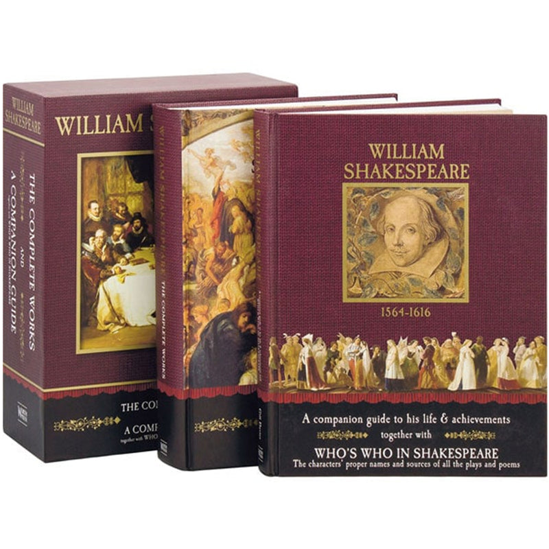 William Shakespeare 1564-1616 The Complete Works and A Companion Guide 2 books Set - The Book Bundle