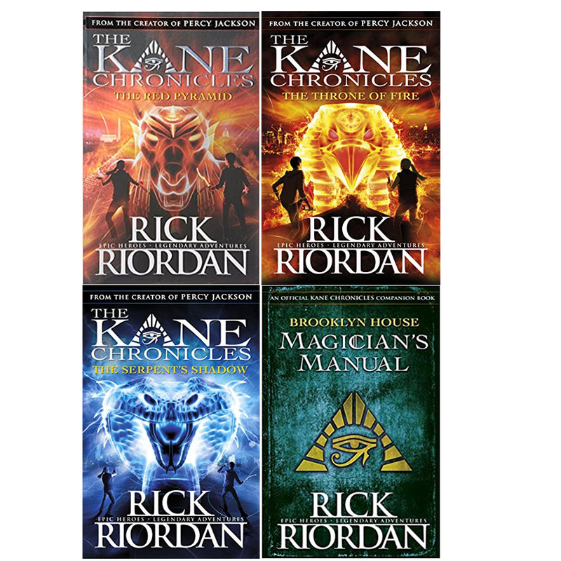 The Kane Chronicles Series By Rick Riordan ( Red Pyramid,Throne of Fire) NEW - The Book Bundle