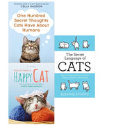 Secret Language,One Hundrd Secret,How to Have A Happy Cat 3 books collection set - The Book Bundle