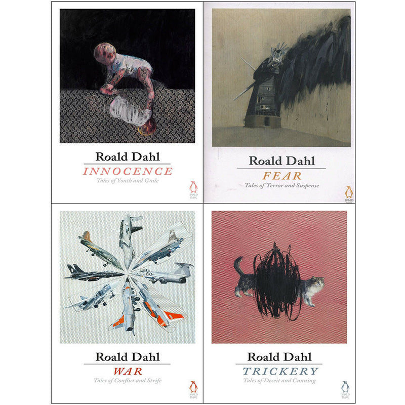 Roald Dahl Trickery Collection Fear 4 Books Pack Set (Trickery,War,Fear,Innoce) - The Book Bundle