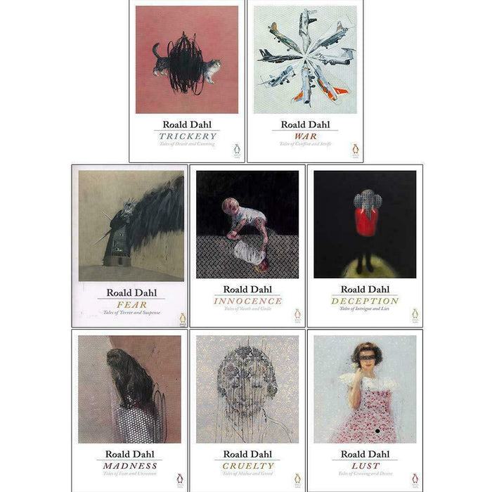 Roald Dahl collection 8 books set Fiction pack Deception Madness Cruelty Lust - The Book Bundle